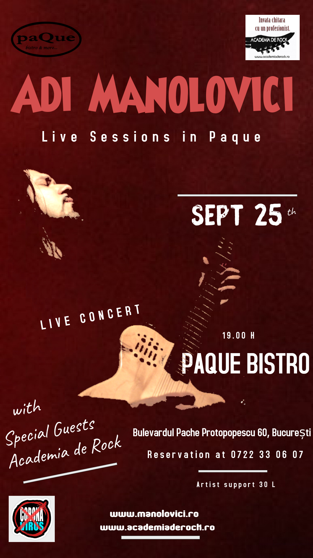 Live Sessions - Paque 25 septembrie 2020
